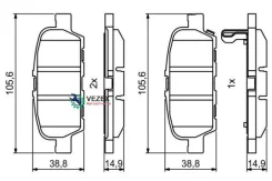 ������� ��������� Nissan Qashqai/X-Trail 07- ����. Bosch 0986494857 0986494857 ����