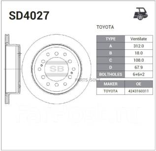  ,  Sangsin Brake SD4027 SD4027 