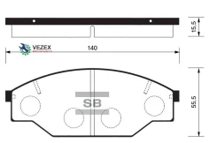 ������� ��������� �������� Sangsin Brake SP1121 SP1121 ����