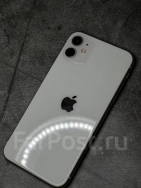 Apple iPhone 11, 256 гб, 6.10", белый, б/у, в наличии. Цена: 25 000₽ во ...