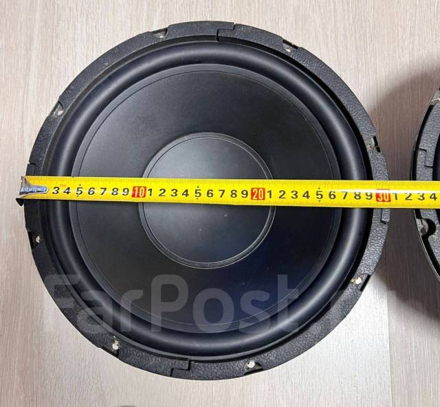 Динамики НЧ 12" (30 см) пара, б/у, в наличии. Цена: 8 000₽ в Артеме