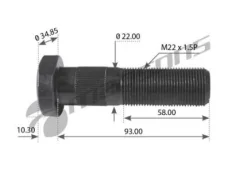 ������� �������� (SAF M22*1.5*103.5/93/57) Mansons 600073 ������ 1303107512 600073 ����