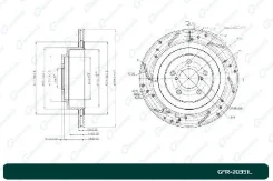 ���� ��������� ��������������� ������������� G-brake GFR-20351L ����� GFR20351L ����