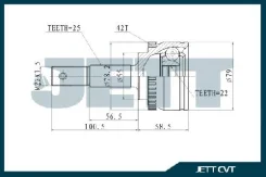 ���� ������� JETT V41-1327 ABS V411327ABS ����