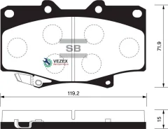 ������� ��������� �������� Sangsin Brake SP1217 SP1217 ����