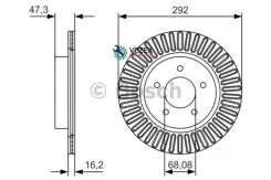 ���� ��������� Nissan X-Trail 14- ����. Bosch 0986479D20 0986479D20 ����