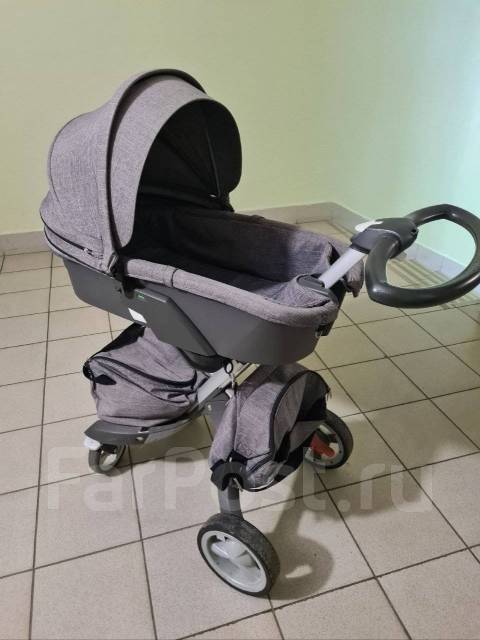 Коляска stokke xplory, б/у, в наличии. Цена: 35 000₽ в Хабаровске
