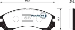 ������� ��������� Mitsubishi Outlander 03/Pajero 9000/00 �������� Sangsin Brake SP1523 SP1523 ����