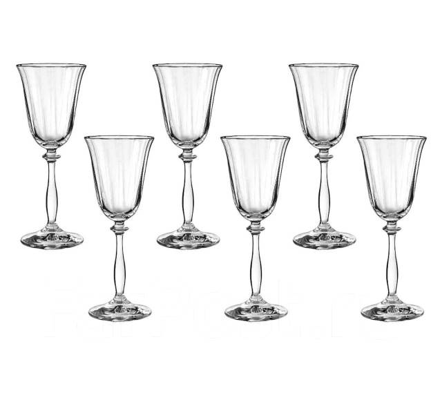 Бокалы «Angelа» набор 6 шт, 185 мл Bohemia Crystal Чехия, новый, в ...
