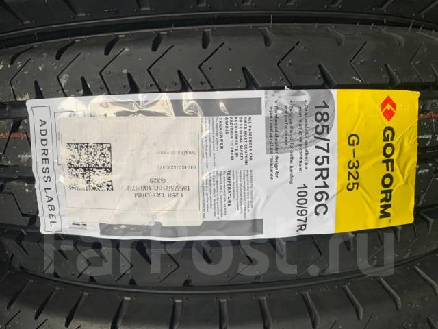 Goform G325, LT 185/75 R16, 16", 40 шт, 185 мм, 75 %, радиальный ...