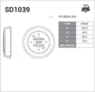 ������� ��������� Sangsin Brake SD1039 Elantra 01- Sangsin Brake SD1039 SD1039 ����