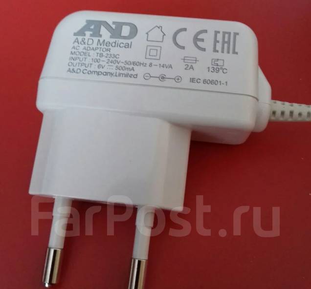 Адаптер для тонометров AND TB-233C, б/у, в наличии. Цена: 500₽ во ...