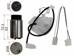  15100-65841 23220-75041 12V, 3BAR, 100L / H 2AZFE STFP11 