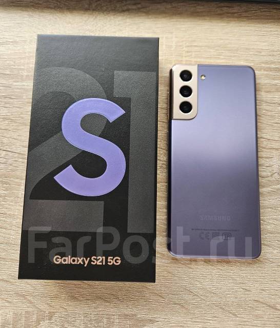 Samsung Galaxy S21 128GB Violet, 6.20", моноблок, фиолетовый, 5G, Dual ...