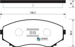 ������� ��������� �������� Mazda CX-7 (2006-2012)/ CX-9 (2006- )/ E-Serie IV (1999-2006)/ MPV I-II (1988-2006) Sangsin Brake SP1527 SP1527 ����