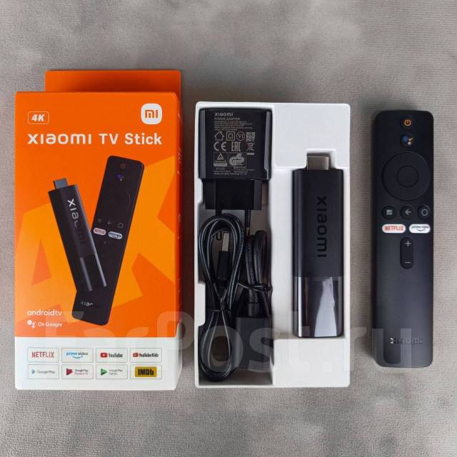 ТВ-приставка Xiaomi TV Stick 4K (MDZ-27-AA) Чёрный, новый, в наличии ...