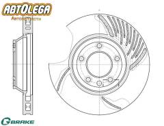 ���� ��������� ���. ����� G-brake AUDI Q7 06-/Porsche Cayenne 02- GR-20205 ����