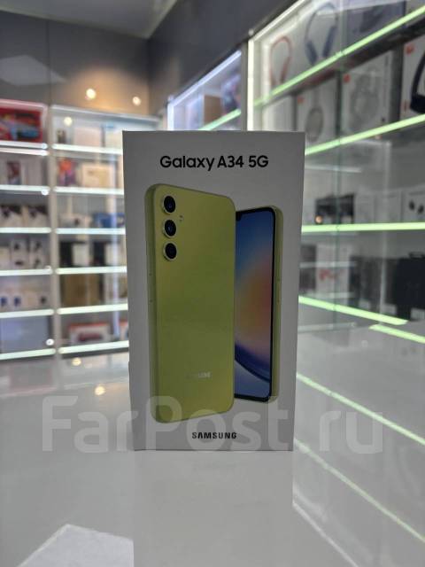 Смартфон Samsung Galaxy A34 5G 8/256GB Awesome Lime! Уценка, 6.60 ...