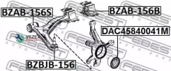 ����������� ��������� ������ �������� Febest BZAB156S BZAB156S ����