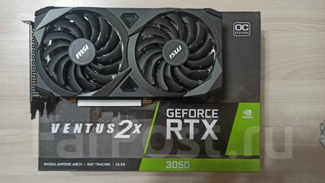 Видеокарта MSI GeForce RTX 3050 Ventus 2X OC [RTX 3050 Ventus 2X 8G OC ...