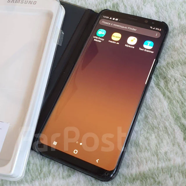 Samsung Galaxy S8+. �/�, 64 ��, ������, 4G LTE, Dual-SIM, ����������, NFC ����