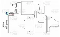 ������� ��� �/� Daewoo Nexia (94-) 1.5i/Opel Vectra A (88-) 1.6i 1,4��� (LSt 0512) Startvolt LST0512 LST0512 ����