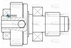 ������ �������� (�������) ��� �/� Toyota Land Cruiser 100 (98-) 4.7i Startvolt VCS1908 VCS1908 ����