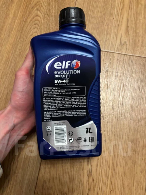 Elf Evolution FT. 5W-40, �������������, 1��. ����