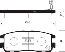 ������� ��������� Great Wall Deer, Safe SUV ������ Sangsin Brake Sangsin Brake SP2089 SP2089 ����