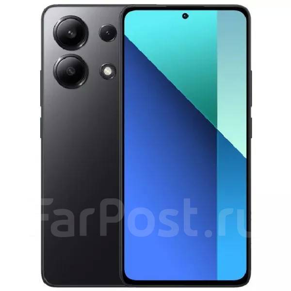 Смартфон Xiaomi Redmi Note 13, 128 гб, 6.67", черный, 3G, 4G LTE, Dual ...
