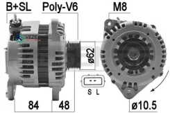 ��������� 14V 100A Nissan Maxima QX 95-03 ERA 209482 209482 ����