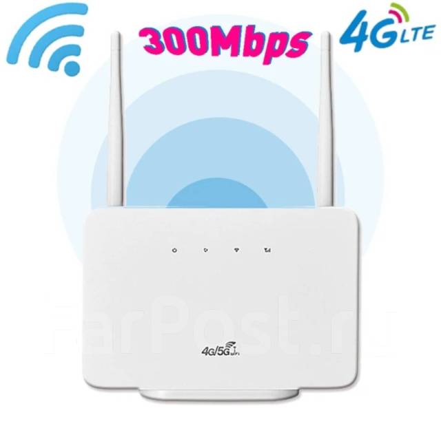 4G Wi-Fi роутер с сим картой, Lan, Lte 300 Мбит,5G, маршрутизатор cp106 ...