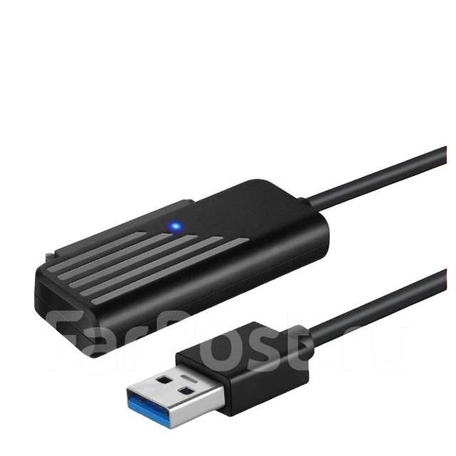 Переходник с SATA на USB 3,0 Адаптер, кабель, для жестких дисков, новый ...