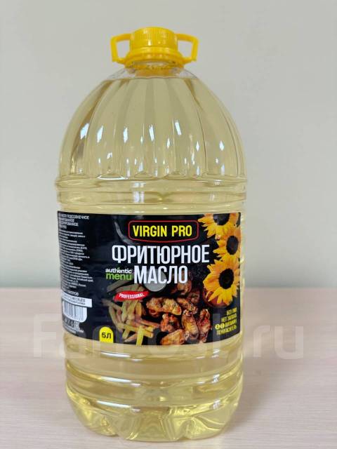 Масло фритюрное "Virgin Pro" (5л) 1/3 бут, в наличии. Цена: 705₽ в ...
