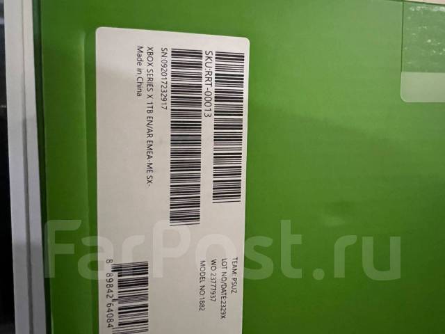 Игровая приставка Microsoft Xbox Series X 1Tb RRT-00015, новый, в ...