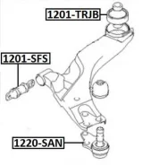 ����������� ������ �������� �������� | ����� ����/��� | Hyundai/ Santa FE SM 2001- 1201SFS ����