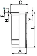 ������ ��� TD120/121/122; (x6) Kolbenschmidt 89328110 89328110 ����