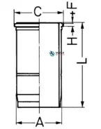 ������! R6 d131 Volvo D13A/B/C, RVI DXI13 Kolbenschmidt 89886110 89886110 ����