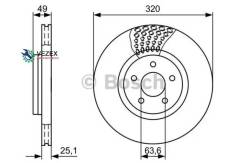  . . . [320x25] 5 . [min 2] FORD Focus III 04.11-/ Kuga II 01.13-/ Tourneo 12.12-/ Transit 13 09.13- Bosch 0986479660 0986479660 ...