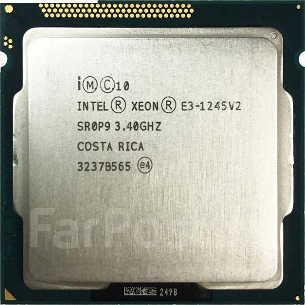 Xeon 1245v2, новый, в наличии. Цена: 3 200₽ во Владивостоке