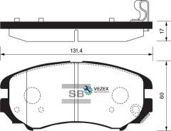   ,  KI Sportage 04- ; HY Tucson 04- Sangsin Brake SP1155 SP1155 
