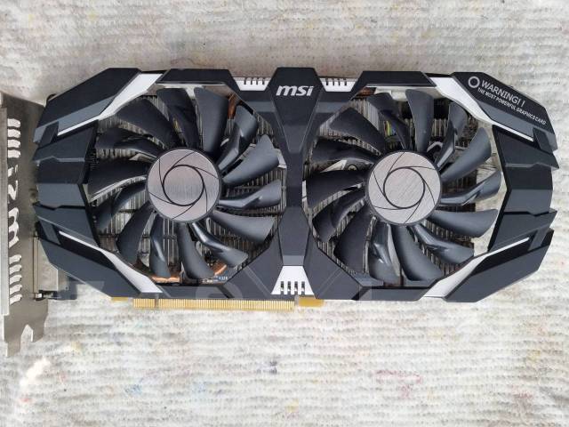 Видеокарта MSI gtx 1060 6gb, б/у, в наличии. Цена: 7 500₽ во Владивостоке