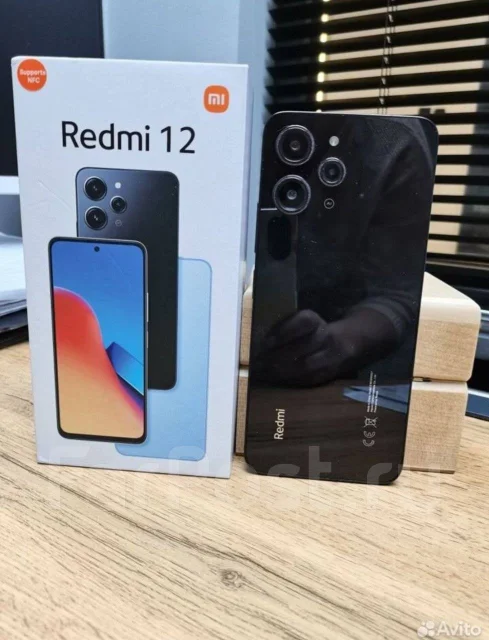 Xiaomi Redmi 12. �/�, 128 ��, ������, 4G LTE, Dual-SIM, NFC ����