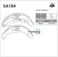 ������� ����. ���. Renault Logan/CLIO Sangsin Brake SA184 SA184 ����