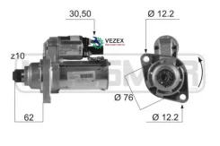 ������� 12V 1.1kW Skoda Octavia 04- VW Golf V 03-/Jetta III 05-/Passat 05- ERA 220448 220448 ����