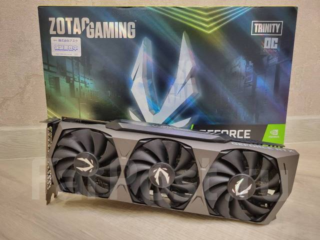 Zotac RTX 3080 OC 10Gb, б/у, в наличии. Цена: 48 000₽ в Находке