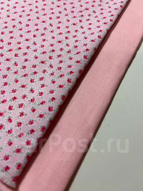 Лоскуты ткани для рукоделия, пэчворка розовые, новый, в наличии. Цена ...