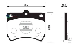 ������� ��������� Mazda 121/323 -98 ������. Sangsin Brake SP1049 SP1049 ����