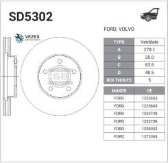    (378,125) 5  VO C30 06-13, C70 06-13, S40 (MS) 04-12, V50 (MW) 03-12; FO C-Max 07-, Focus C-Max 03-07, Focus II 04-12 Sang...