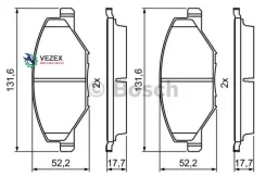 ������� ��������� VW POLO (RUS) 11-/Skoda Fabia 11- �������� Bosch 0986495390 0986495390 ����